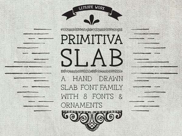 шрифт Primitiva Slab