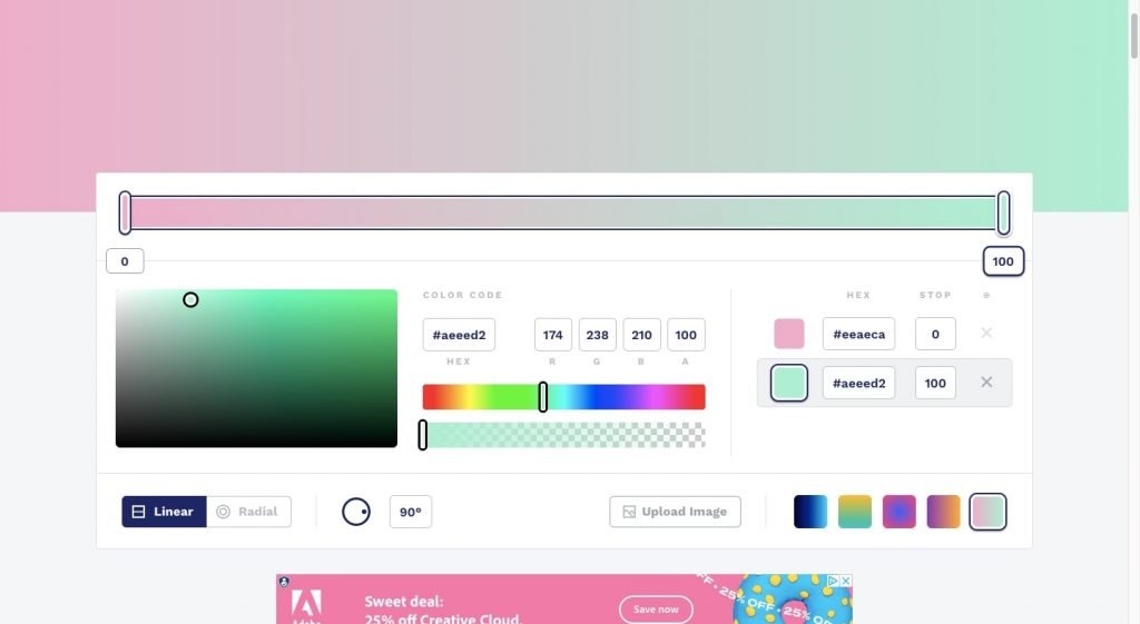 Как сделать градиент в CSS. Web gradients. Gradient v2.9.7 обзор программы. Работа с градиентами в инкспейс.