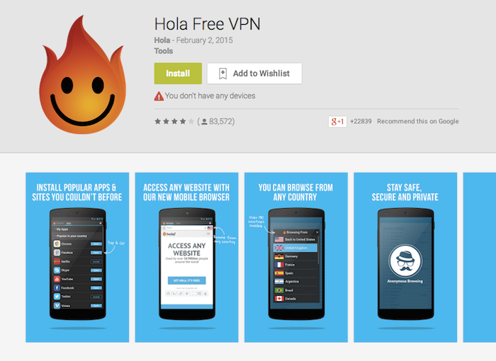 10 VPN-приложений для устройств с ОС Android