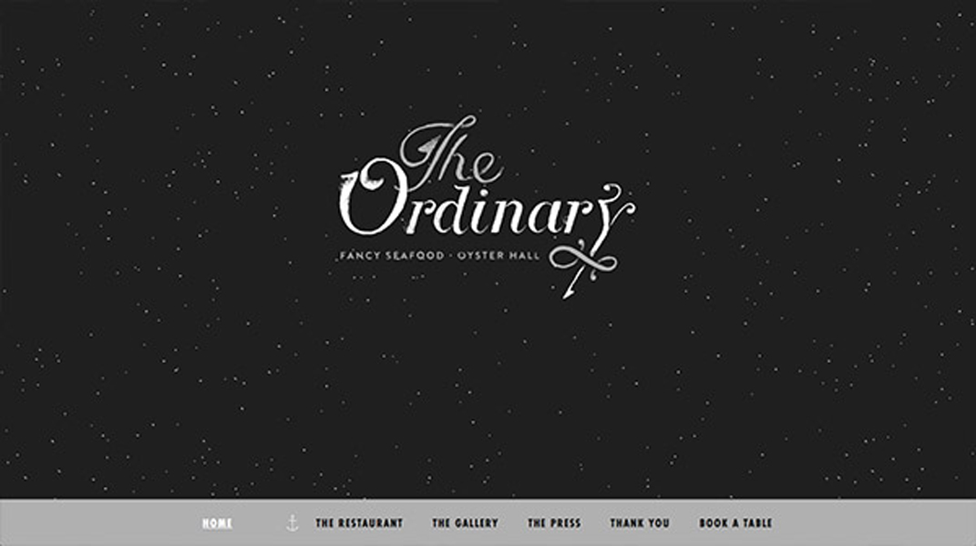 Дизайн сайта в черно-белых тонах