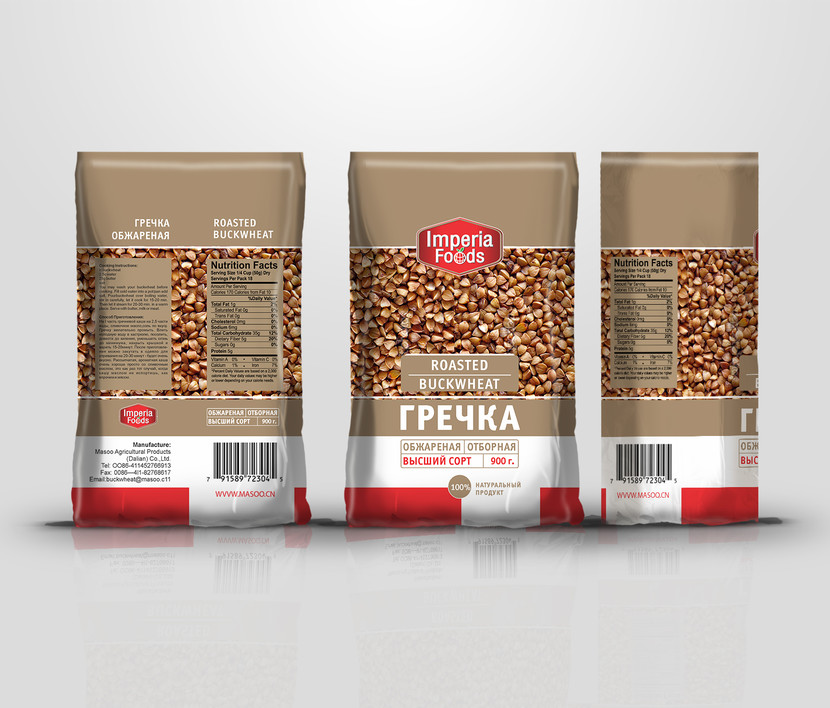 Дизайн упаковки для гречки