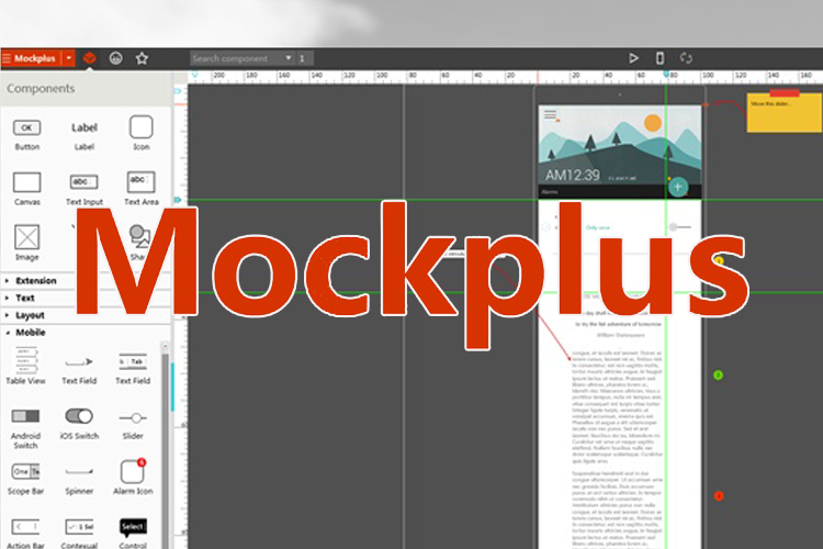 Mockplus - приложение для создания прототипов сайтов