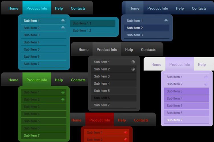 5 альтернатив выпадающему меню