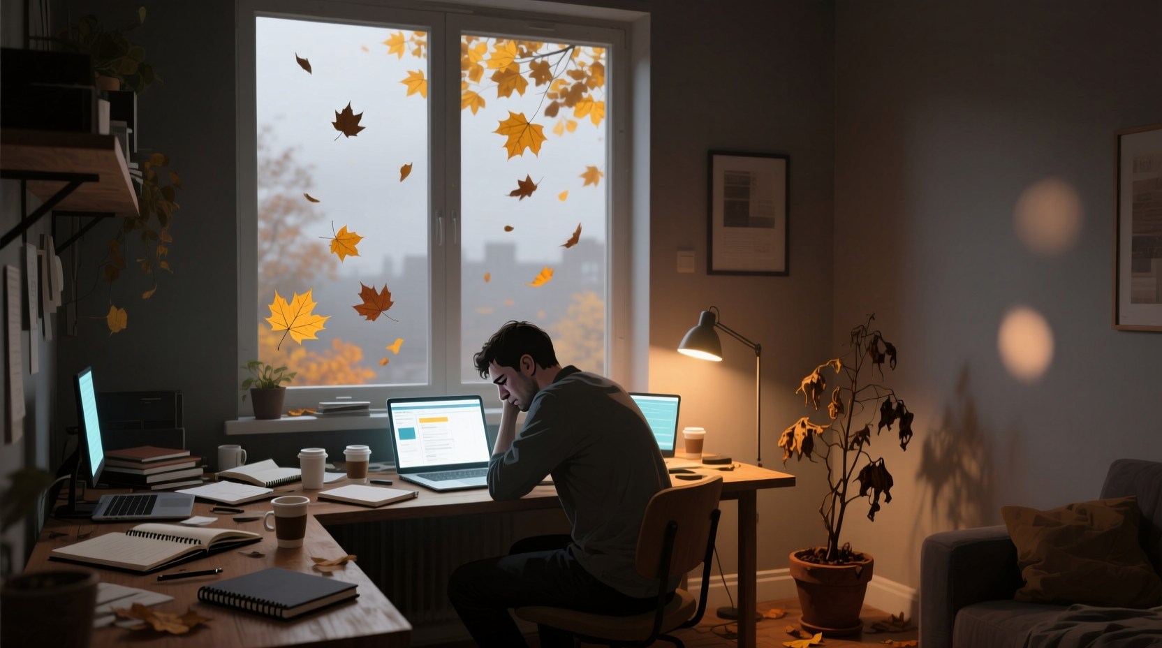 Осенняя хандра: Подвержены ли ей фрилансеры?