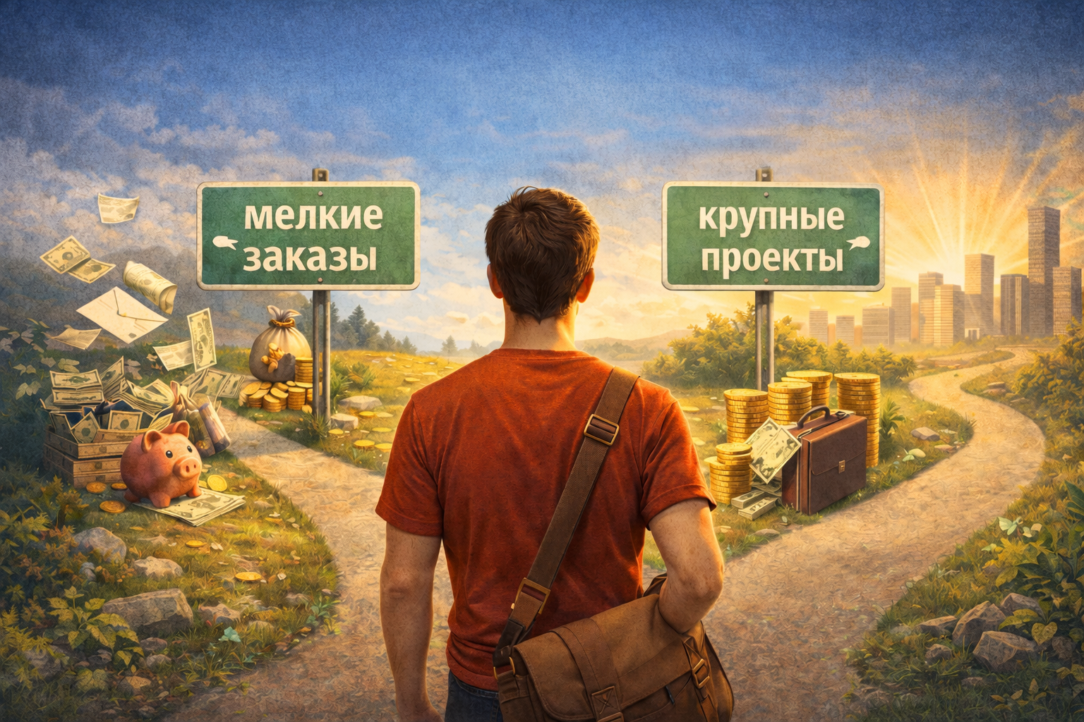 Когда фрилансеру пора уходить от мелких заказов — даже если они «кормят»