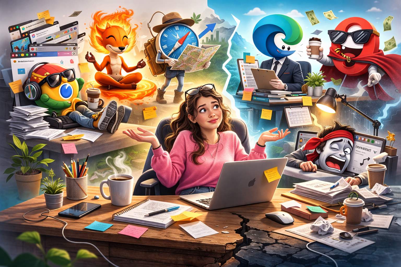 Воскресный тест - Какой ты браузер как фрилансер?