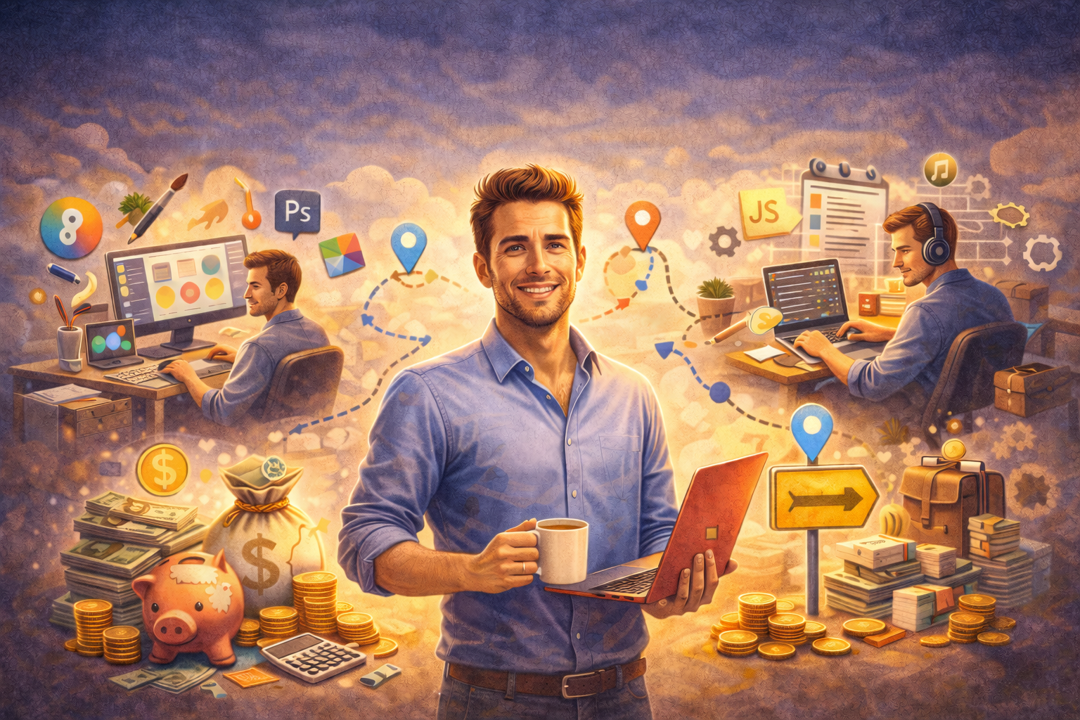 Переквалификация во фрилансе: как сменить нишу и не потерять доход