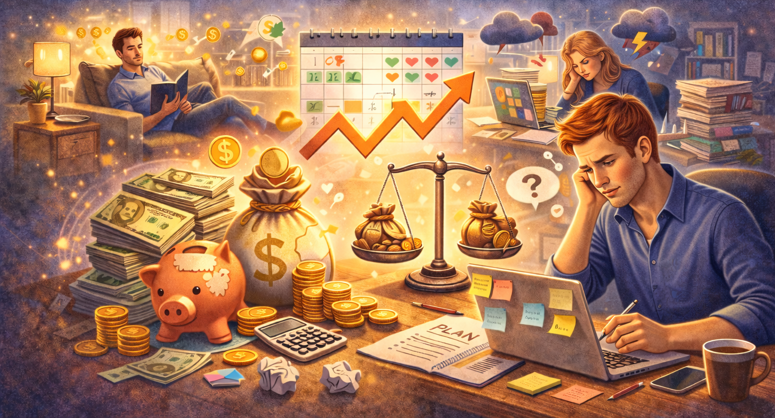 Как планировать доход при нестабильной нагрузке: Гид для фрилансера